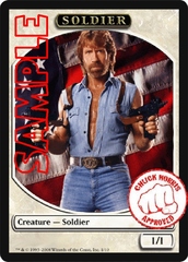 Soldier Token – Custom: Chuck Noris